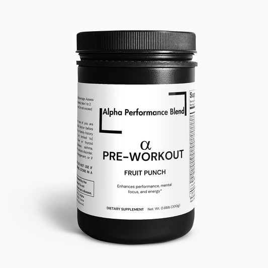 α Pre-Workout Powder (Fruit Punch)